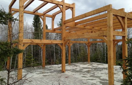 Garage under construction