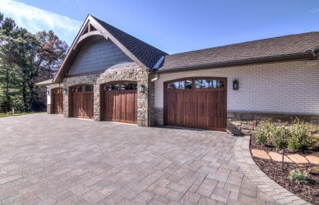 Four car garage exterior