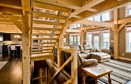 Stairs in the main living area