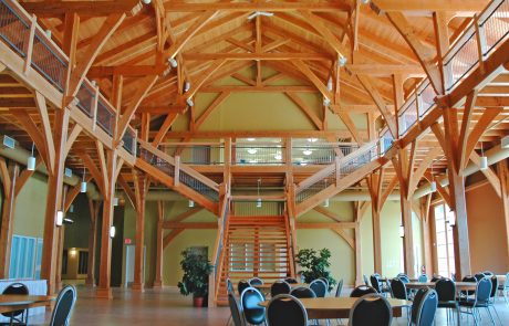 Event venue interior staircase